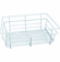 Hafele Wire Closet Basket, with Full Extension Slides, White, 16" x 17" x 6", with white 16" slides, Item# 547.38.752, 54738752, 547-38-752