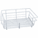 Hafele Wire Closet Basket, with Full Extension Slides, White, 16" x 17" x 6", with white 16" slides, Item# 547.38.752, 54738752, 547-38-752