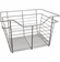 Hafele Wire Closet Basket, with Full Extension Slides, White, 16" x 17" x 11", with white 16" slides, Item# 547.38.756, 54738756, 547-38-756