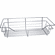 Hafele Wire Closet Basket, with Full Extension Slides, Chrome-plated, 12" x 23" x 6", with zinc-plated 12" slides, Item# 547.40.212, 54740212, 547-40-212