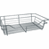 Hafele Wire Closet Basket, with Full Extension Slides, Chrome-plated, 16" x 23" x 6", with zinc-plated 16" slides, Item# 547.40.252, 54740252, 547-40-252