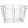 Hafele Wire Closet Basket, with Full Extension Slides, Chrome-plated, 16" x 23" x 17", with zinc-plated 16" slides, Item# 547.40.258, 54740258, 547-40-258