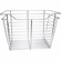 Hafele Wire Closet Basket, with Full Extension Slides, Chrome-plated, 16" x 23" x 17", with zinc-plated 16" slides, Item# 547.40.258, 54740258, 547-40-258