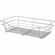 Hafele Wire Closet Basket, with Full Extension Slides, Matt nickel, 14" x 23" x 6", with nickel-plated 14" slides, Item# 547.40.632, 54740632, 547-40-632