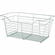 Hafele Wire Closet Basket, with Full Extension Slides, Matt nickel, 16" x 23" x 6", with nickel-plated 16" slides, Item# 547.40.652, 54740652, 547-40-652