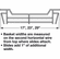Hafele Wire Closet Basket, with Full Extension Slides, White, 12" x 23" x 17", with white 12" slides, Item# 547.40.718, 54740718, 547-40-718