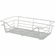 Hafele Wire Closet Basket, with Full Extension Slides, White, 14" x 23" x 6", with white 14" slides, Item# 547.40.732, 54740732, 547-40-732