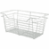 Hafele Wire Closet Basket, with Full Extension Slides, White, 14" x 23" x 11", with white 14" slides, Item# 547.40.736, 54740736, 547-40-736