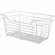 Hafele Wire Closet Basket, with Full Extension Slides, White, 14" x 23" x 11", with white 14" slides, Item# 547.40.736, 54740736, 547-40-736