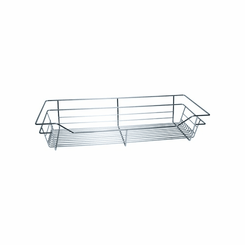 Hafele Wire Closet Basket, with Full Extension Slides, Chrome-plated, 12" x 29' x 6", with zinc-plated 12" slides, Item# 547.41.212, 54741212, 547-41-212
