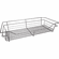 Hafele Wire Closet Basket, with Full Extension Slides, Chrome-plated, 16" x 29" x 6", with zinc-plated 16" slides, Item# 547.41.252, 54741252, 547-41-252