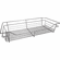 Hafele Wire Closet Basket, with Full Extension Slides, Chrome-plated, 16" x 29" x 6", with zinc-plated 16" slides, Item# 547.41.252, 54741252, 547-41-252