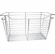 Hafele Wire Closet Basket, with Full Extension Slides, Chrome-plated, 16" x 29" x 17", with zinc-plated 16" slides, Item# 547.41.258, 54741258, 547-41-258