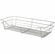 Hafele Wire Closet Basket, with Full Extension Slides, Matt nickel, 14" x 29" x 6", with nickel-plated 14" slides, Item# 547.41.632, 54741632, 547-41-632