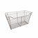 Hafele Wire Closet Basket, with Full Extension Slides, Matt nickel, 14" x 29" x 17", with nickel-plated 14" slides, Item# 547.41.638, 54741638, 547-41-638