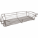 Hafele Wire Closet Basket, with Full Extension Slides, Matt nickel, 16" x 29" x 6", with nickel-plated 16" slides, Item# 547.41.652, 54741652, 547-41-652