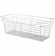 Hafele Wire Closet Basket, with Full Extension Slides, White, 14" x 29" x 11", with white 14" slides, Item# 547.41.736, 54741736, 547-41-736