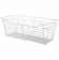 Hafele Wire Closet Basket, with Full Extension Slides, White, 14" x 29" x 11", with white 14" slides, Item# 547.41.736, 54741736, 547-41-736
