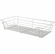Hafele Wire Closet Basket, with Full Extension Slides, White, 16" x 29" x 6", with white 16" slides, Item# 547.41.752, 54741752, 547-41-752