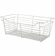 Hafele Wire Closet Basket, with Full Extension Slides, White, 16" x 29" x 11", with white 16" slides, Item# 547.41.756, 54741756, 547-41-756