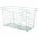 Hafele Wire Closet Basket, with Full Extension Slides, White, 16" x 29" x 17", with white 16" slides, Item# 547.41.758, 54741758, 547-41-758