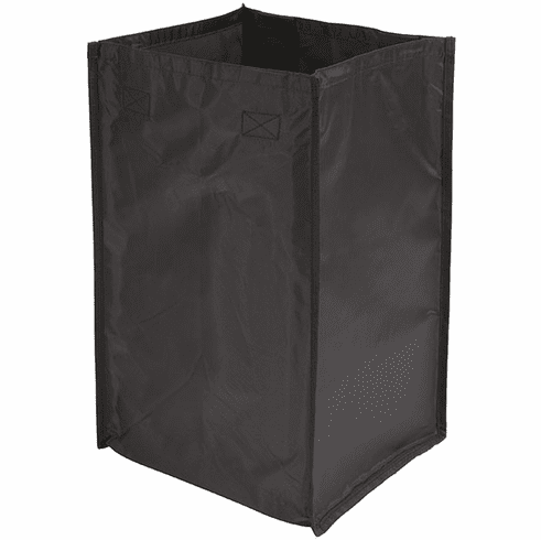 Hafele Hamper Replacement Bags, TAG Synergy Collection, Black, without handles, Small bag, 11 1/4" wide, Item# 547.43.390, 54743390, 547-43-390