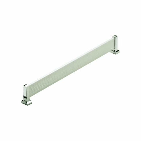 Hafele Shoe Fence Set, TAG Synergy Elite Collection, Matt aluminum, chrome post, length 29", Item# 547.52.424, 54752424, 547-52-424