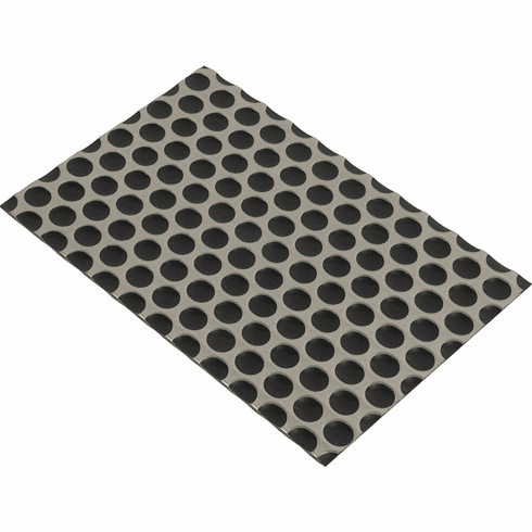Hafele Cabinet Protector Mat, Polystyrene, W x D: 45 1/4" x 24 5/8", Black/Stainless, Item# 547.91.350, 54791350, 547-91-350