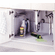 Hafele Cabinet Protector Mat, Polystyrene, W x D: 28 5/8" x 22 1/2", Gray/Stainless, Item# 547.92.092, 54792092, 547-92-092