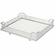 Hafele Tray Set, for Magic Corner II, Chrome surround/white bottom, Item# 548.11.264, 54811264, 548-11-264