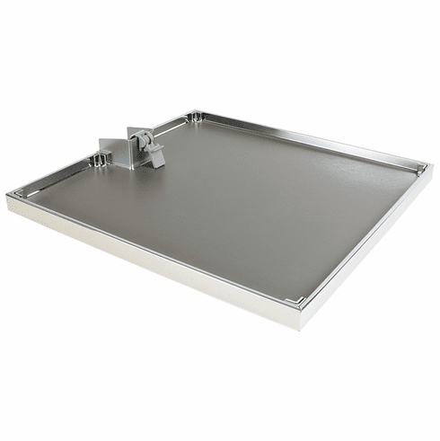 Hafele Individual Adjustable Tray, for LAVIDO Pantry Pull-Out, Chrome/Anthracite, 449 mm (17 11/16"), Item# 549.60.265, 54960265, 549-60-265