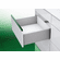 Hafele Grass Vionaro Drawer System, Side Height: (7 1/4") 185 mm, White, drawer length: 533 mm (21"), Item# 550.43.753, 55043753, 550-43-753