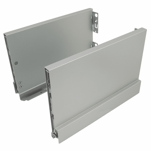 Hafele Double-Wall Drawer System Frame, Drawer side height 186 mm, Nova Pro Scala, Grass, Nominal length (20") 500 mm, ice, Item# 551.84.750, 55184750, 551-84-750