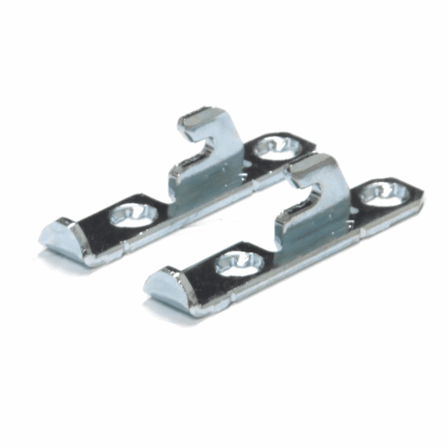 Hafele Front Brackets, for Nova Pro Drawers, 63 mm Side Height, Grass, Dowel, 10 mm, Item# 551.90.904, 55190904, 551-90-904