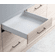 Hafele Drawer Set, Hafele Matrix Box S35, 84mm Drawer Height, (21 5/8") 550mm length; gray, Item# 552.03.636, 55203636, 552-03-636