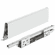 Hafele Drawer Set, Square Railing, Hafele Matrix Box S35, 120mm Drawer Height, (19 11/16") 500mm length; white, Item# 552.07.745, 55207745, 552-07-745