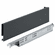 Hafele Drawer side runner system, Hafele Matrix Box Slim A, 89mm Drawer Height, (19 11/16") 500mm nominal length; anthracite, Item# 552.26.525, 55226525, 552-26-525