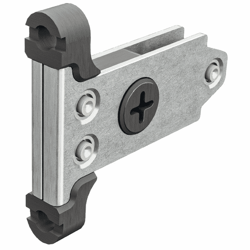 Hafele Front fixing bracket, Matrix Box Slim A, For drawer side height 89 mm and 128 mm, Item# 552.31.951, 55231951, 552-31-951