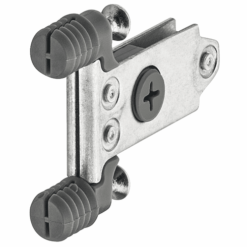 Hafele Front fixing bracket, Hafele Matrix Box Slim A, With dowels, For 89mm, 128mm and 175mm drawer height, Item# 552.31.953, 55231953, 552-31-953