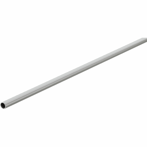 Hafele Cross Front Rail, Round, Hafele Matrix Box P, For pull out for door front fixing, White, Item# 553.59.634, 55359634, 553-59-634