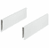 Hafele Height Extension Side Panels, Hafele MX, For gallery railing system, Length 450mm (17 11/16"), metallic white, Item# 553.60.604, 55360604, 553-60-604
