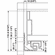 Hafele Double-Wall Drawer System Frame, Drawer side height 101 mm (4"), Lineabox, Salice, Length (15") 381 mm, white, Item# 555.83.712, 55583712, 555-83-712
