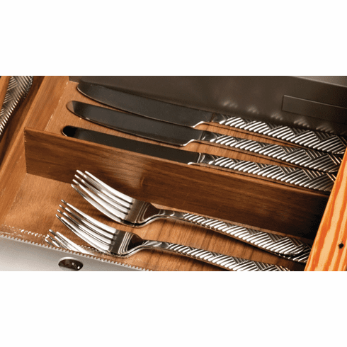 Hafele Large Cutlery Tray, Fineline™, Black ash, 853 mm width, Item# 556.87.304, 55687304, 556-87-304