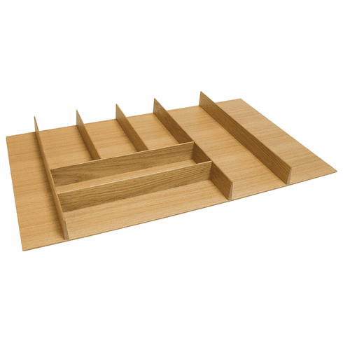 Hafele Large Cutlery Tray, Fineline™, White oak, 702 mm width, Item# 556.87.403, 55687403, 556-87-403