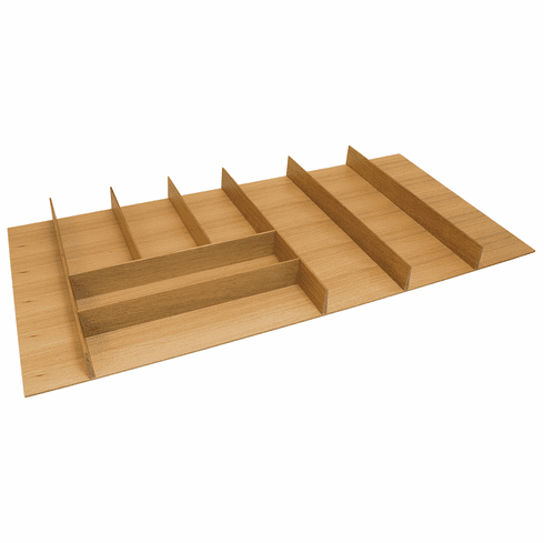 Hafele Large Cutlery Tray, Fineline™, White oak, 853 mm width, Item# 556.87.404, 55687404, 556-87-404