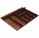Hafele Large Cutlery Tray, Fineline™, Walnut, 702 mm width, Item# 556.87.603, 55687603, 556-87-603