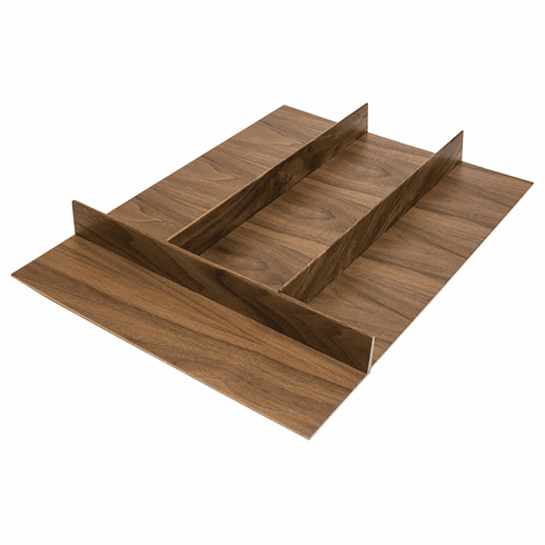 Hafele Multipurpose Insert, Fineline™, Walnut, 18", Item# 556.87.621, 55687621, 556-87-621