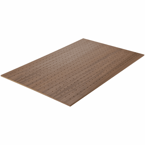 Hafele Base Plate, Fineline™, walnut, 22", Item# 556.87.641, 55687641, 556-87-641