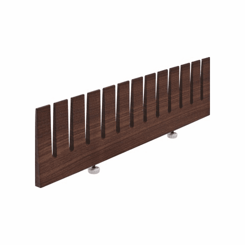 Hafele Plate Rack, for Fineline™ Base Plate, 2 racks, Walnut, Item# 556.87.650, 55687650, 556-87-650
