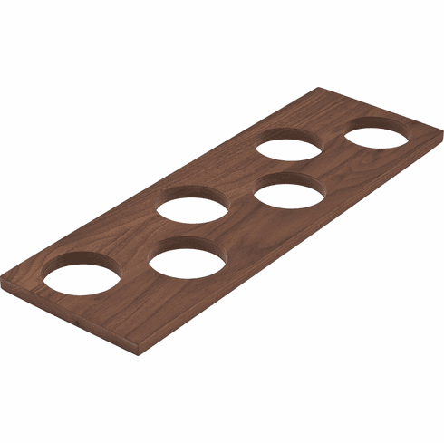 Hafele Container Holder Insert, for Fineline⢠Cutlery Tray, L x W: 424 mm (16 11/16") x 138 mm (5 7/16"), Walnut, Item# 556.87.660, 55687660, 556-87-660
